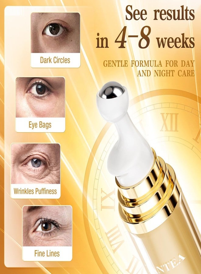 Tantea 6% Caffeine Eye Cream for Dark Circles & Puffiness, 1% Retinol Eye Serum for Under Eyes Bags, Anti-Aging Eyes Cream for Men and Women - Image 4